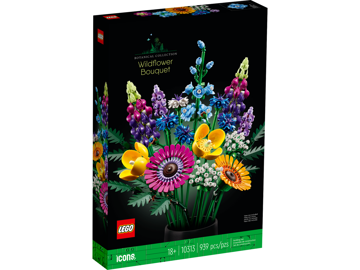 LEGO Icons - Botanical Collection - Wildflower Bouquet (10313) Building Set LOW STOCK