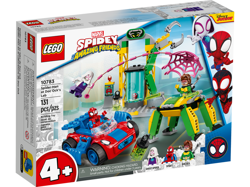 LEGO Marvel - Spidey and His Amazing Friends - Spider-Man at Doc-Ock's Lab (10783) Retired Building Toy LAST ONE!