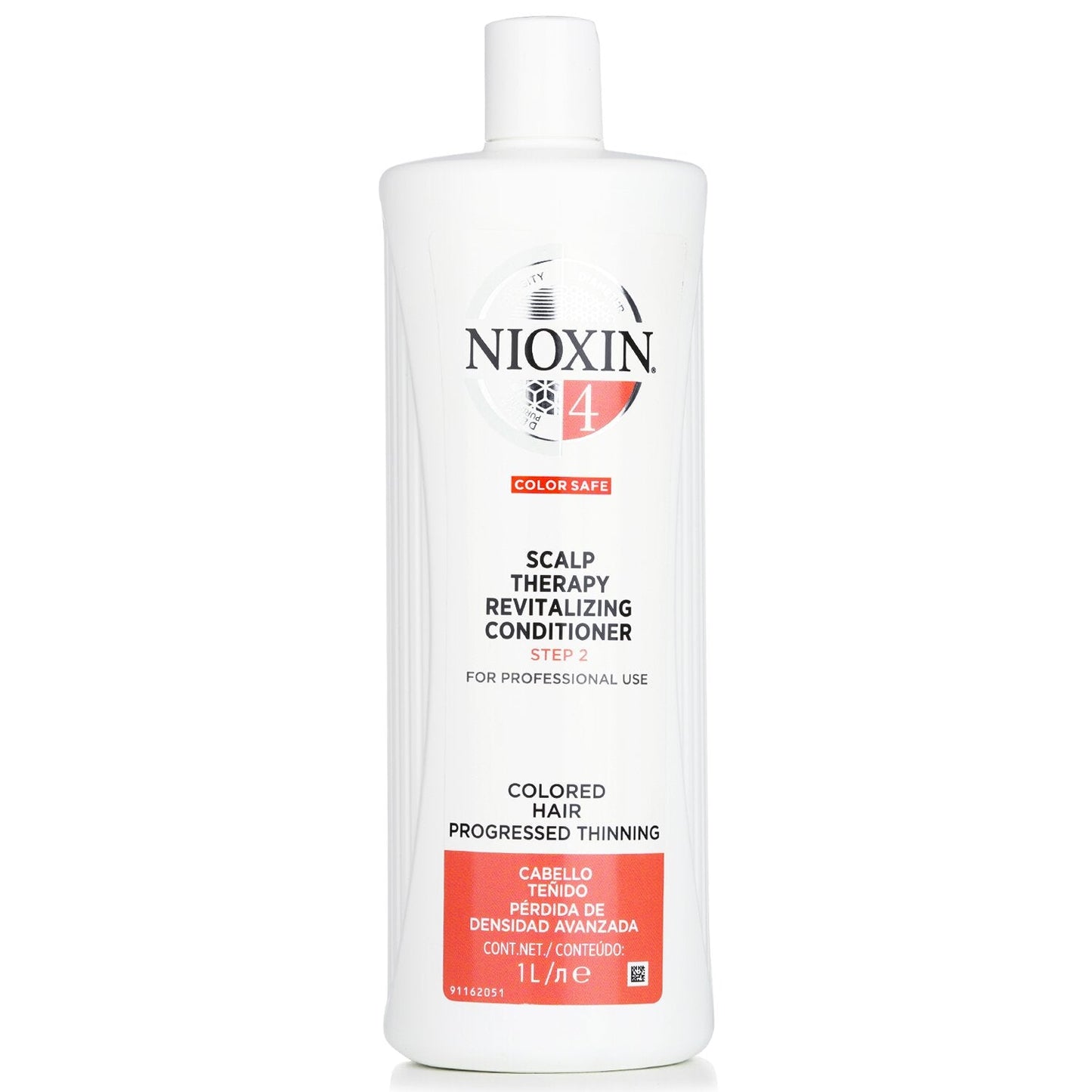 Nioxin Derma Purifying System 4 Scalp Therapy Revitalizing Step 2 Conditioner (Colored Hair, Progressed Thinning, Color Safe) 1000ml/33.8oz