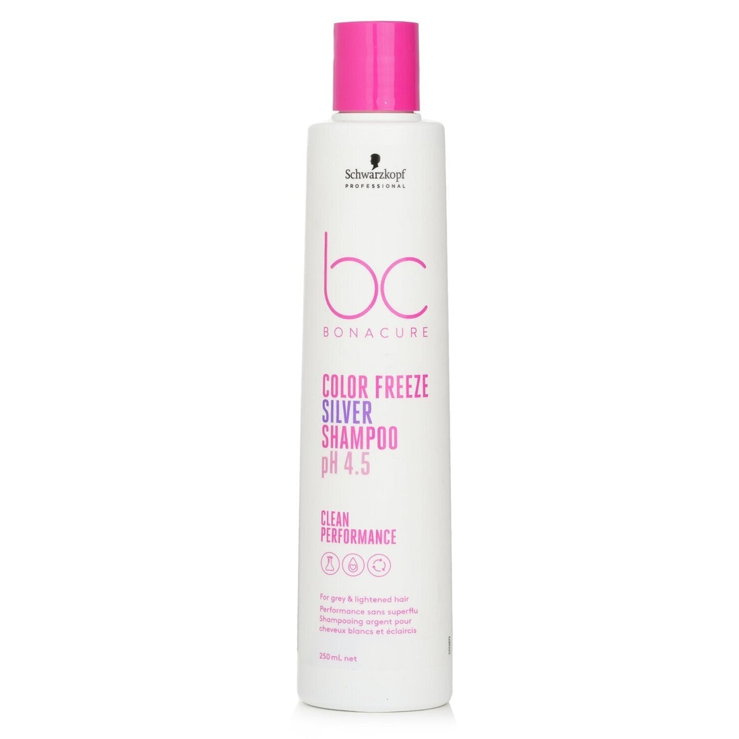 Schwarzkopf BC Bonacure pH 4.5 Color Freeze Silver Shampoo (For Grey & Lightened Hair) 250ml/8.45oz