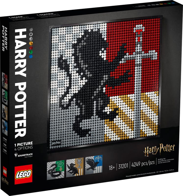 LEGO Art - Harry Potter Hogwarts Crests (31201) Building Set LAST ONE!
