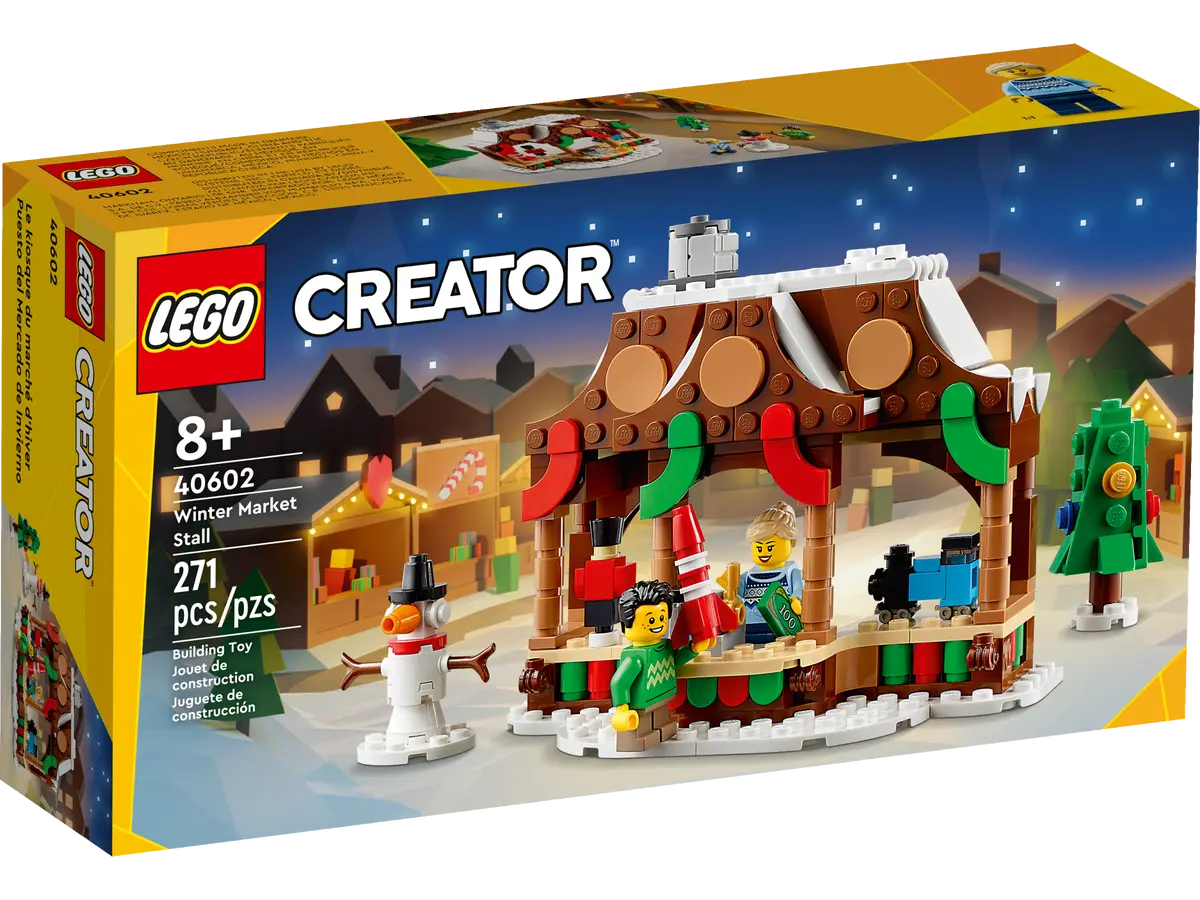LEGO Creator (Christmas Holiday) Winter Market Stall - Exclusive Building Toy (40602)