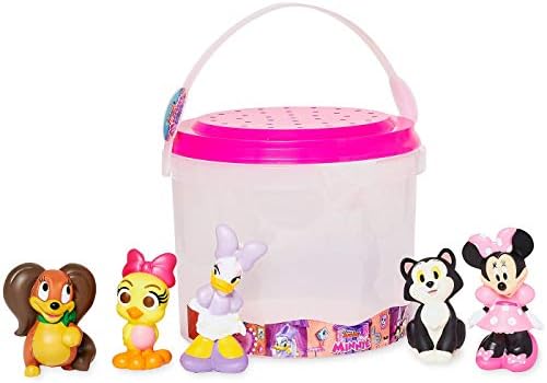 Disney Store Official Minnie Mouse Bath Set – Complete Bathtub Toy Collection, Safe and Fun Bath Play, Authentic Merchandise, for Toddlers and Kids, Ages 3+
