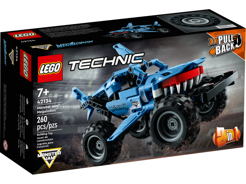 LEGO Technic (42134) Monster Jam Megalodon 2-in-1 Building Toy LOW STOCK