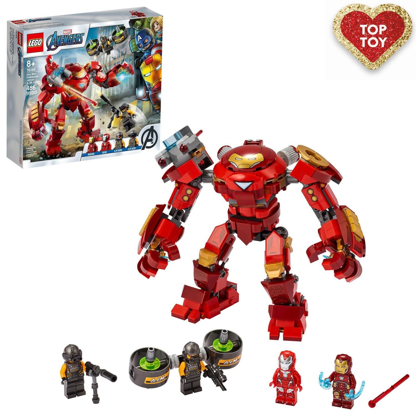 LEGO Marvel Avengers - Iron Man Hulkbuster versus A.I.M. Agent (76164) Retired Building Toy LOW STOCK