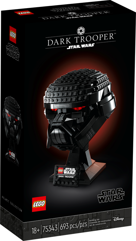 LEGO Star Wars - Helmet Collection - Dark Trooper Helmet (75343) Retired Building Toy LOW STOCK