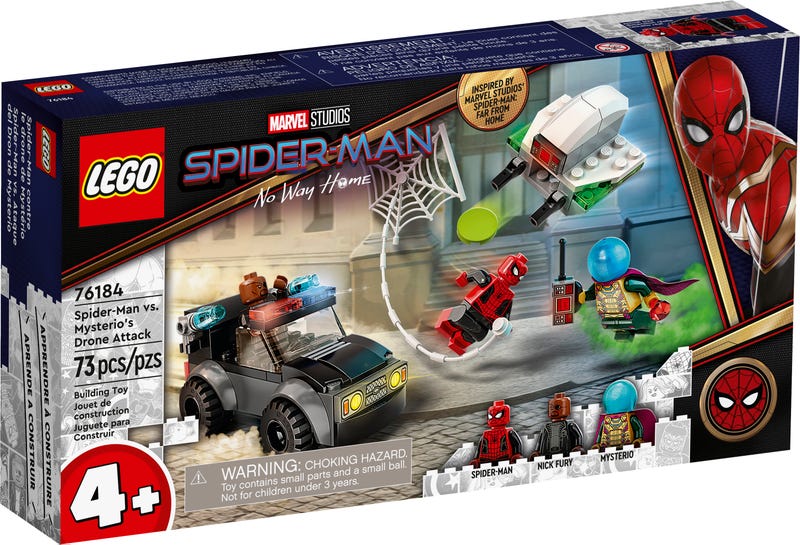 LEGO Marvel Studios - Spider-Man: No Way Home - Spider-Man vs. Mysterio's Drone Attack Set (76184)