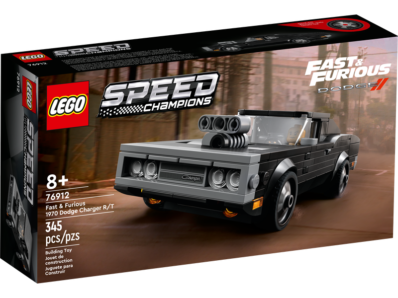 LEGO Speed Champions - Fast & Furious 1970 Dodge Charger R/T (76912) Building Toy LOW STOCK