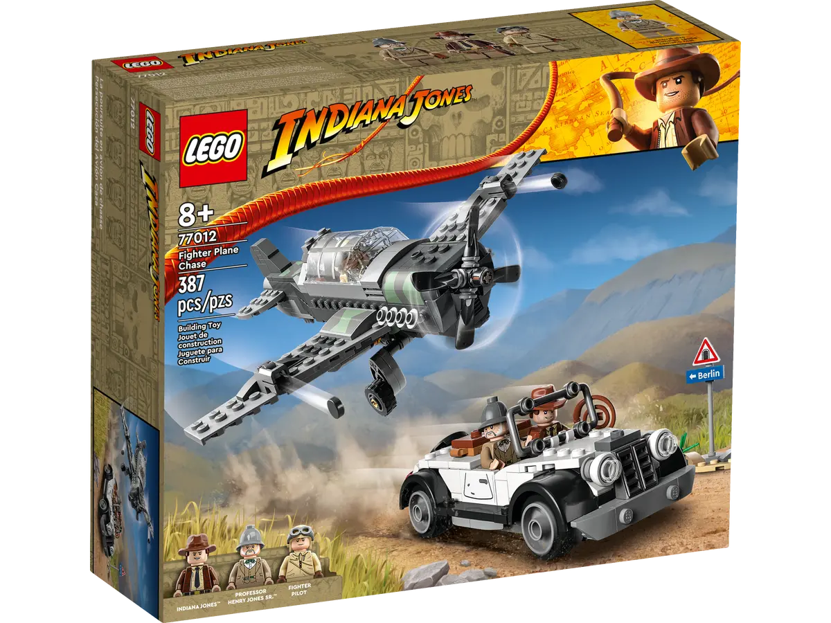 LEGO Indiana Jones - Indiana Jones and the Last Crusade - Fighter Plane Chase Building Toy (77012)