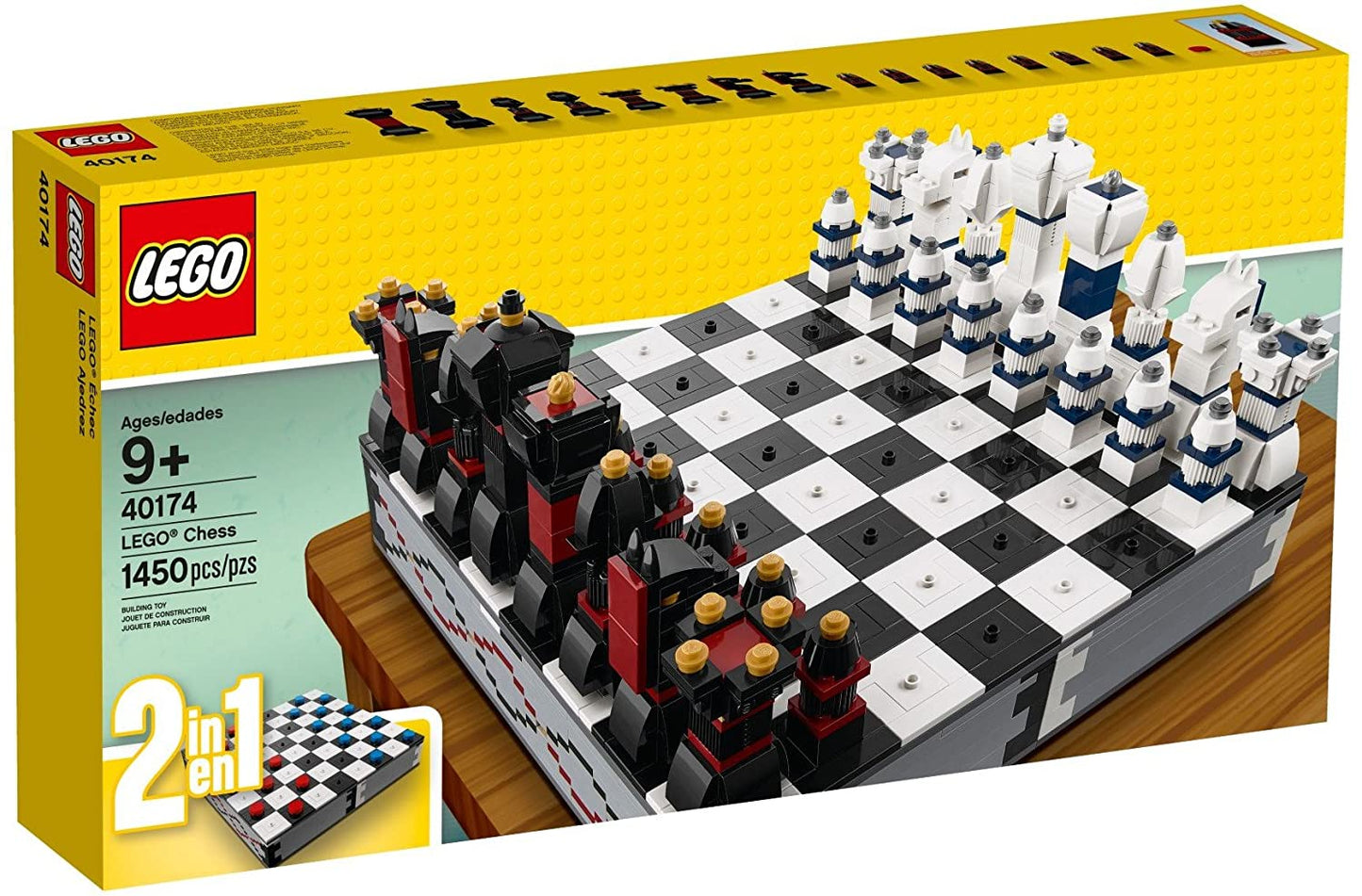 LEGO - Iconic Chess Set / Checkers (40174) 2 in 1 Building Toy