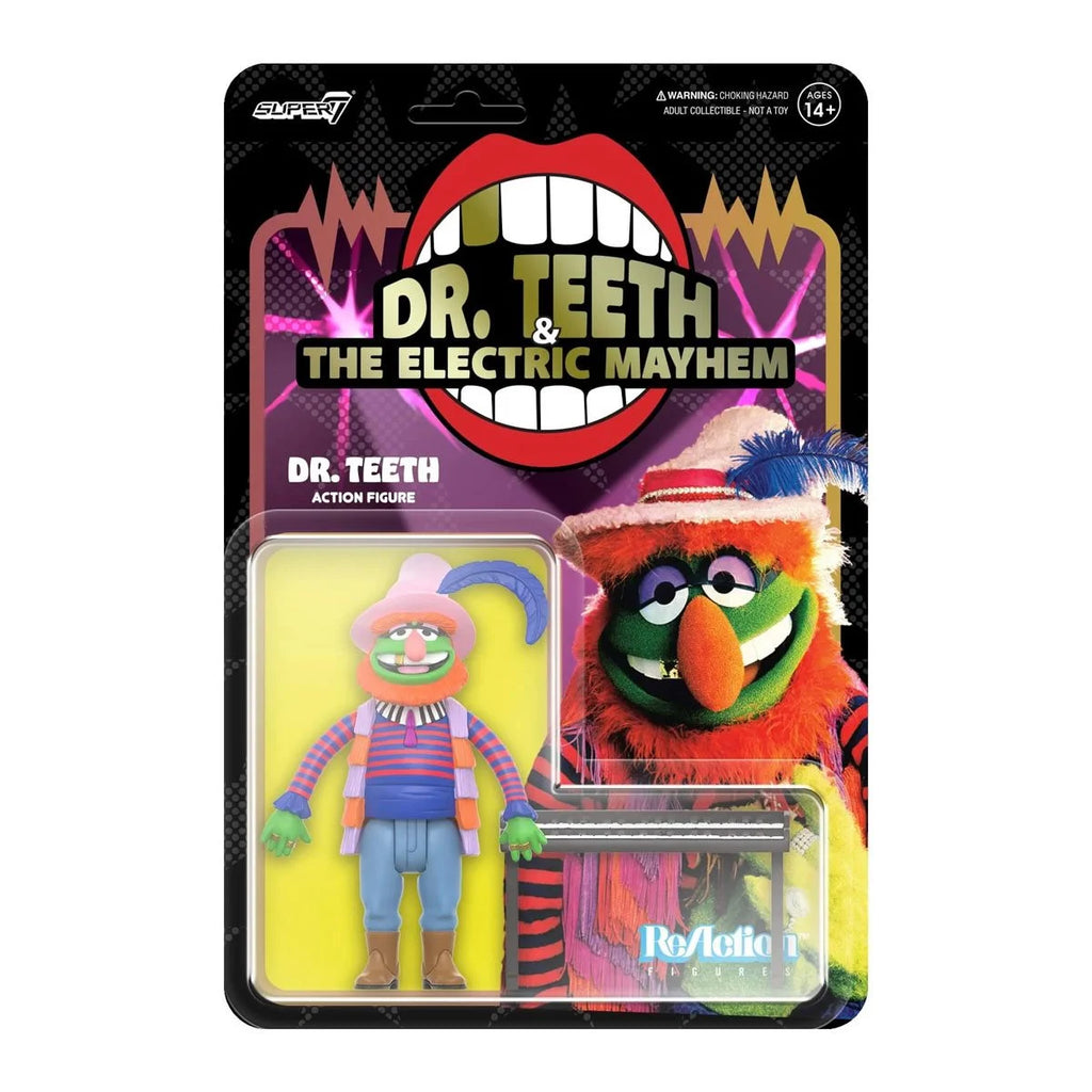 Muppets ReAction W1 Dr. Teeth - Dr Teeth & The Electric Mayhem Action Figure