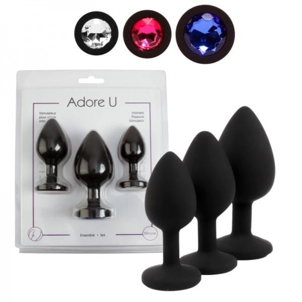 Adore U - Elisa - Anal Plug Set With Gems