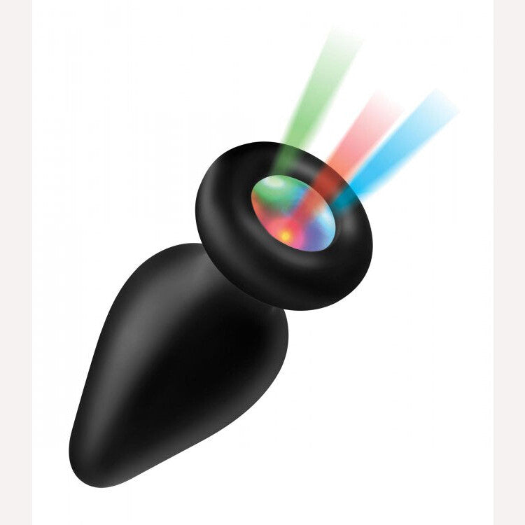 Booty Sparks Silicone Light-up Anal Plug Large