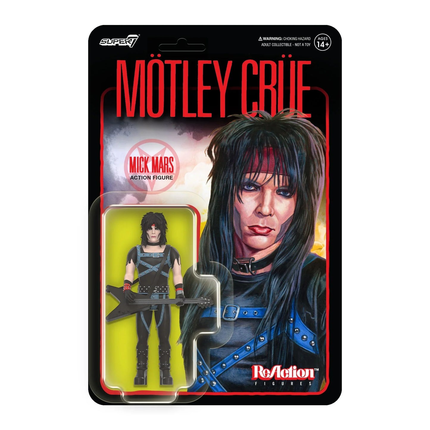 Mötley Crüe ReAction Figures Wave 1 Mick Mars (Shout At The Devil)