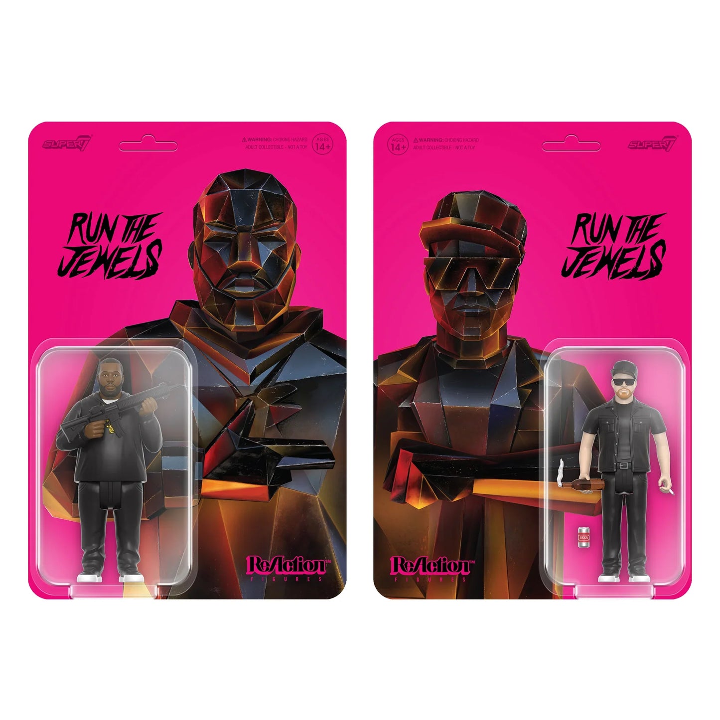 Run the Jewels ReAction Figures Dangerous Killer Mike And El-P 2-Pack