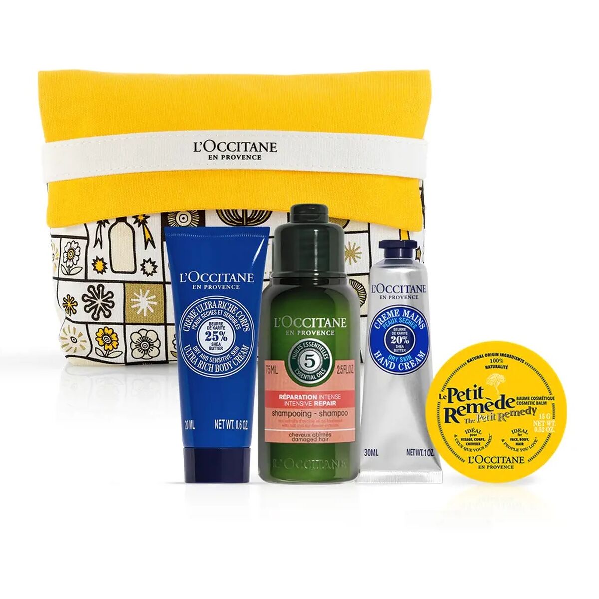 Unisex Hair Dressing Set L'Occitane En Provence Shea 4 Pieces