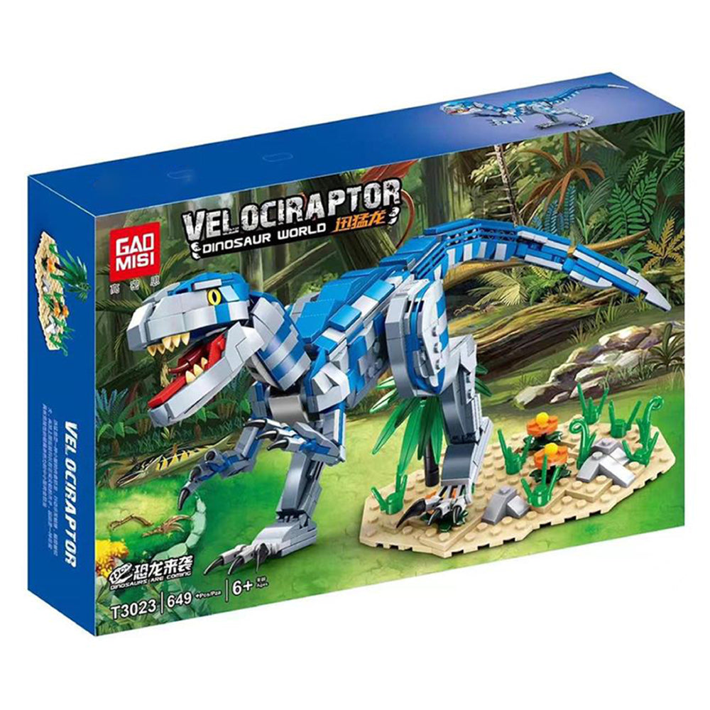 Dinosaur World Building Blocks About 600 PCS Small Particles Brick Toy Set