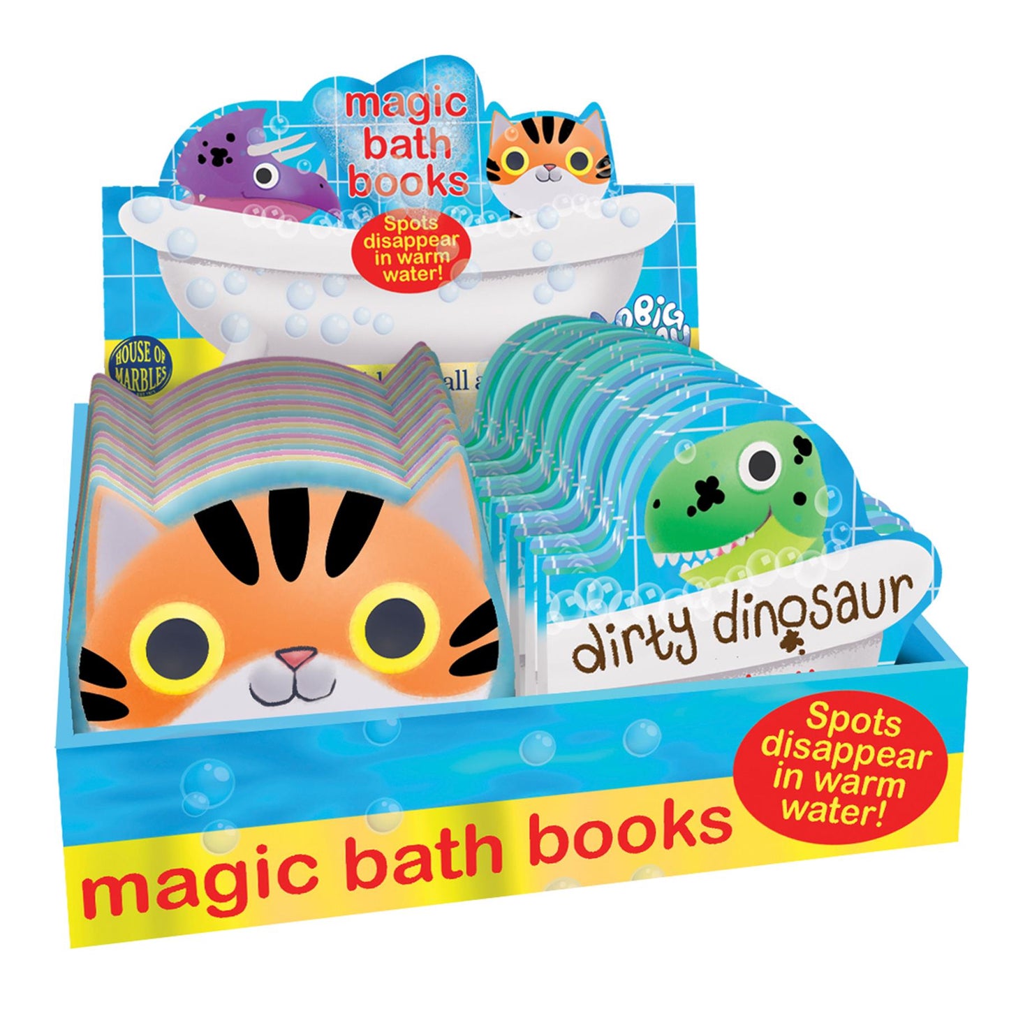 Children's Animals OR Dinosaurs Magic Bath Book (single)