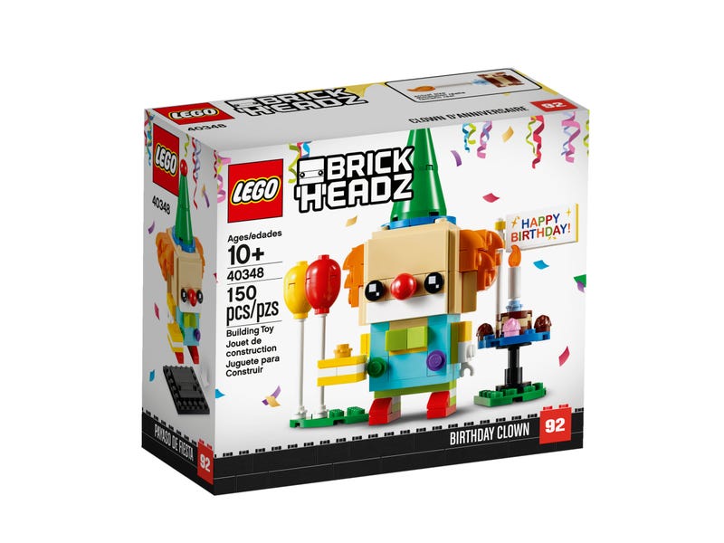 LEGO BrickHeadz - Birthday Clown (40348) Building Toy LOW STOCK