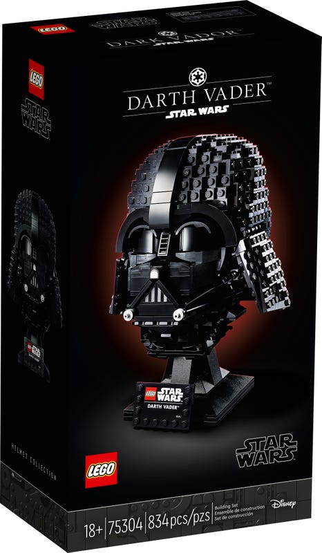 LEGO Star Wars - Helmet Collection - Darth Vader Helmet (75304) Building Toy