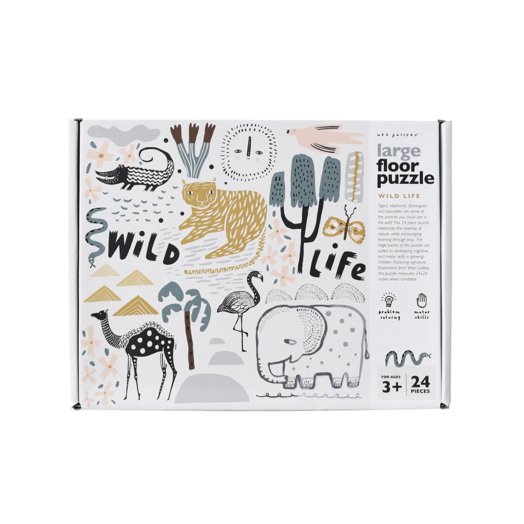 WILD LIFE FLOOR PUZZLE BY WEE GALLERY