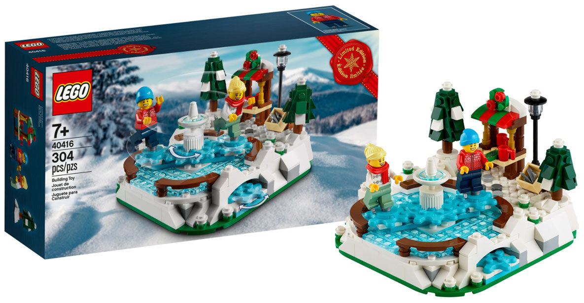 LEGO - Ice Skating Rink (40416) Retired Exclusive Building Toy