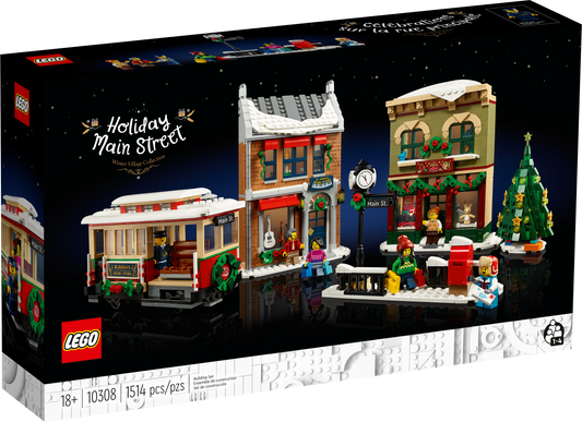 LEGO Icons - Holiday Series - Holiday Main Street Building Set (10308)