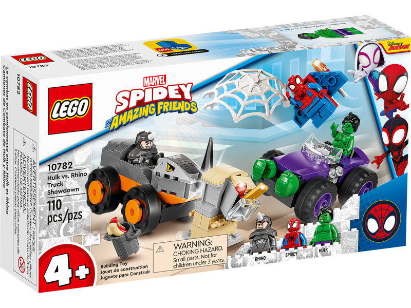 LEGO Marvel - Spidey and His Amazing Friends - Hulk vs Rhino Truck Showdown (10782) Building Toy LAST ONE!