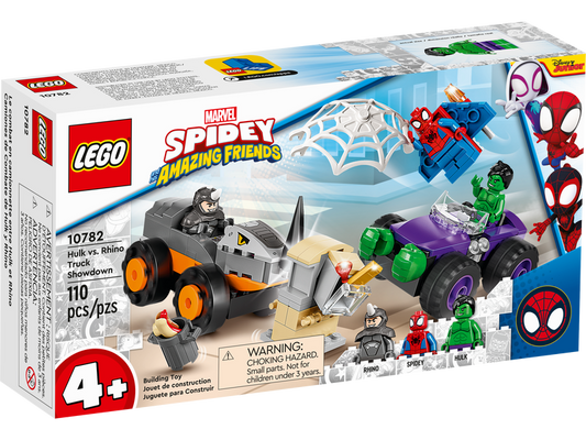 LEGO Marvel - Spidey and His Amazing Friends - Hulk vs Rhino Truck Showdown (10782) Building Toy LAST ONE!