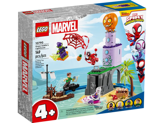 LEGO Marvel 4+ - Spidey and His Amazing Friends - Team Spidey at Green Goblin's Lighthouse (10790)