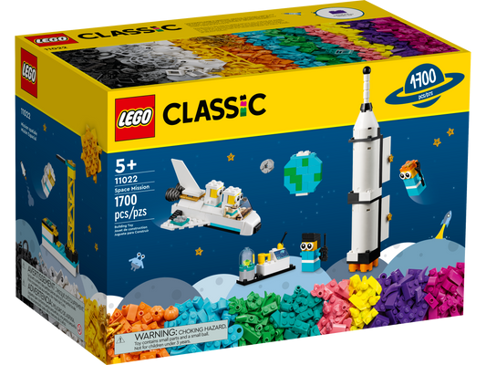 LEGO Classic - Space Mission 1700 pcs (11022) Building Toy LAST ONE!