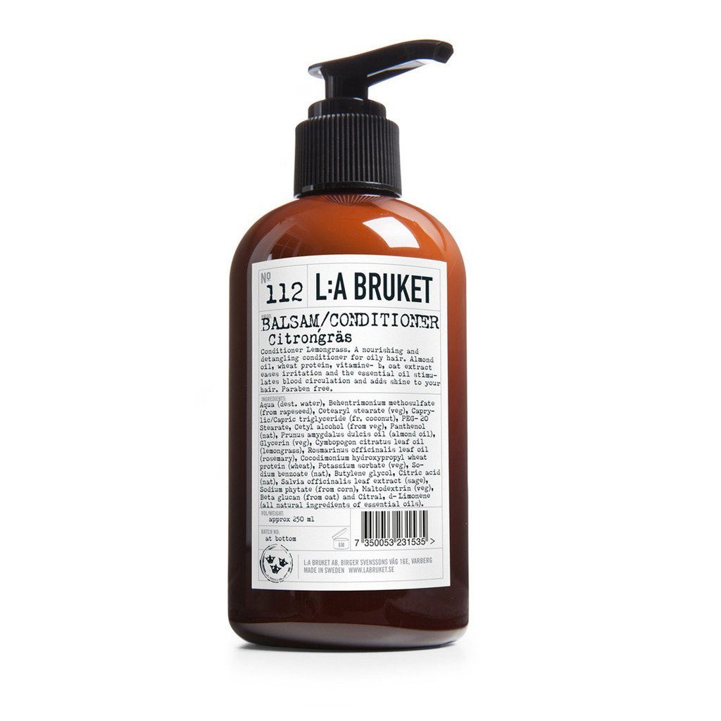 No. 112 Lemongrass Shampoo & Conditioner by L:A Bruket Hair Care L:A Bruket Conditioner 250 ml