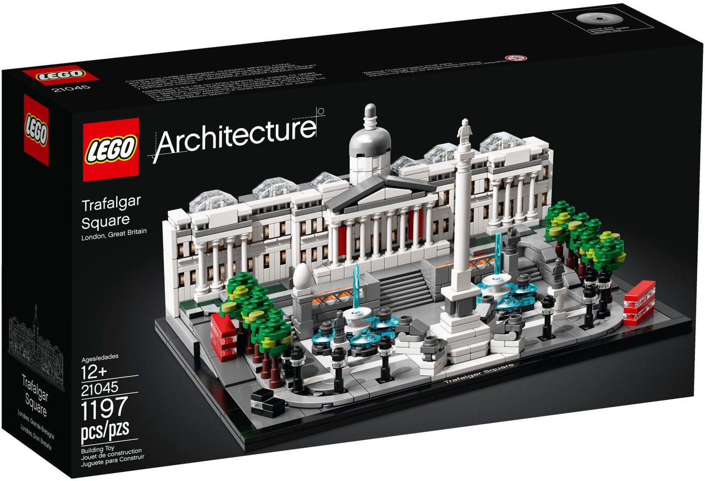 LEGO - Architecture - Landmark Series - Trafalgar Square, London, Great Britain (21045) Retired Building Toy LOW STOCK