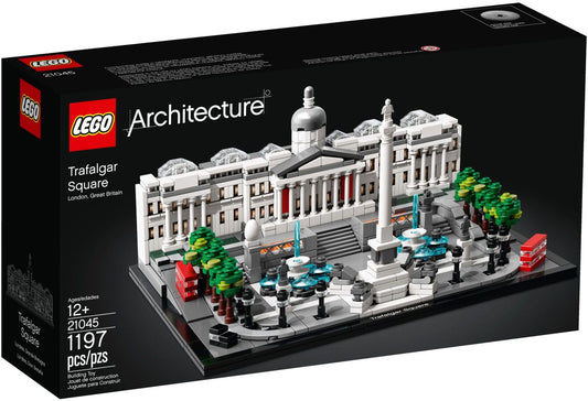 LEGO - Architecture - Landmark Series - Trafalgar Square, London, Great Britain (21045) Retired Building Toy LOW STOCK