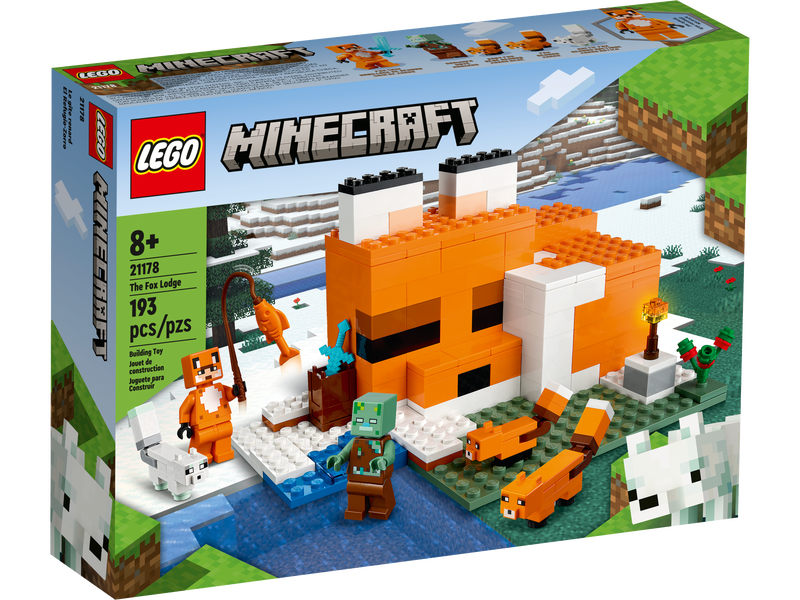 LEGO Minecraft - The Fox Lodge (21178) Building Toy LOW STOCK