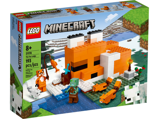 LEGO Minecraft - The Fox Lodge (21178) Building Toy LOW STOCK