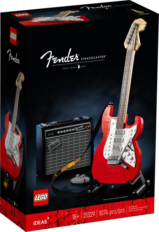 LEGO Ideas #037 - Fender Stratocaster (21329) Building Set SOLD OUT