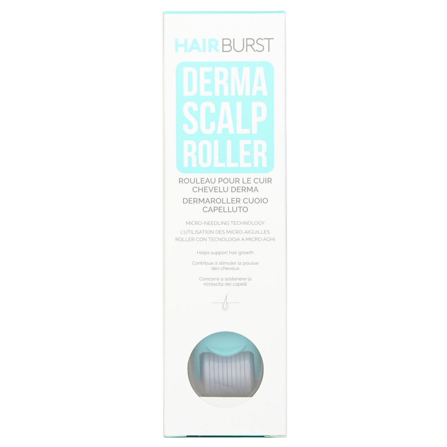 Hairburst Micro-needling Derma Scalp Roller  1pcs
