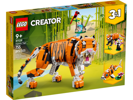 LEGO Creator - Majestic Tiger (31129) 3-in-1 Building Toy LOW STOCK