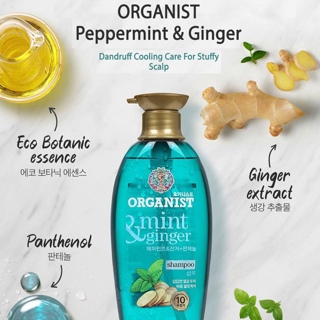 [Organist] [Bundle of 2] Natural Healing Therapy Shampoo Argan/Himalaya/Peppermint/Avocado/Cherry/Rosemary 500ml