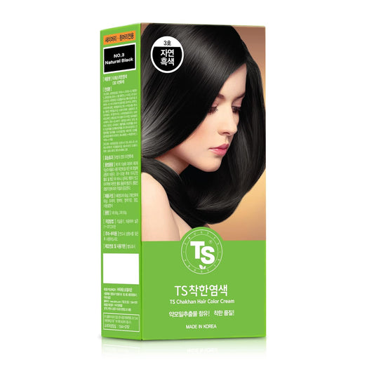 TS Chakhan Hair Color Cream to cover gray hair (5 colors)