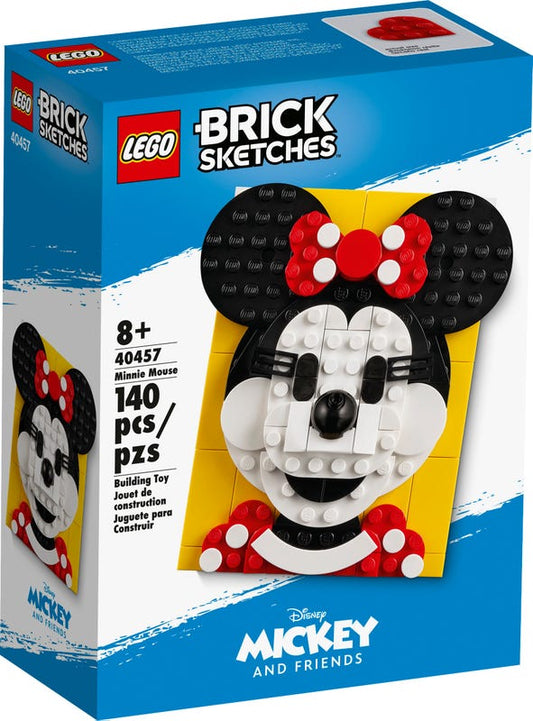 LEGO Brick Sketches - Mickey And Friends - Minnie Mouse (40457) Building Toy LOW STOCK