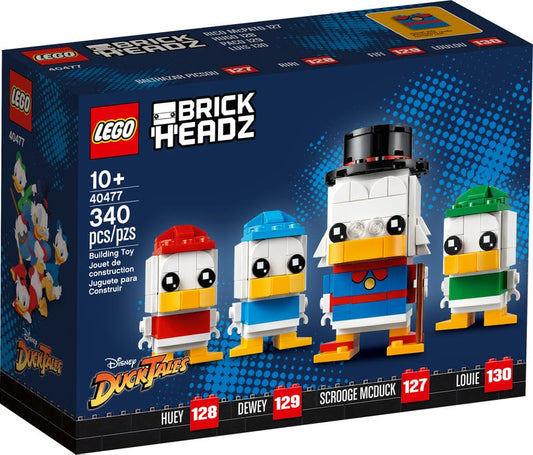 LEGO BrickHeadz - Scrooge McDuck, Huey, Dewey & Louie (40477) Building Toy LOW STOCK
