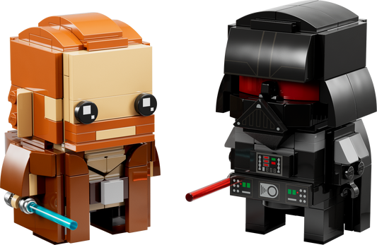 LEGO Brickheadz - Star Wars Obi-Wan Kenobi & Darth Vader (40547) Building Toy LAST ONE!