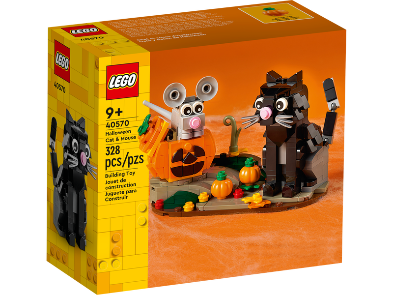 LEGO Brickheadz - Halloween Cat & Mouse (40570) Building Toy