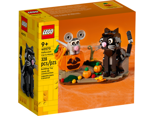 LEGO Brickheadz - Halloween Cat & Mouse (40570) Building Toy