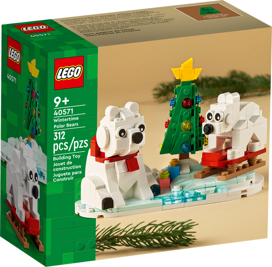 LEGO Exclusives - Holiday Series - Wintertime Polar Bears Building Toy (40571)