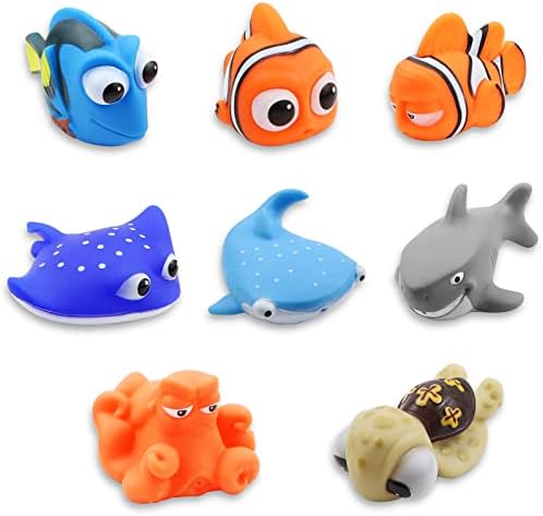 HONGFENG Finding Dory Nemo Squirt Bath Squirters Toys Figures for Kids Baby Shower Swim