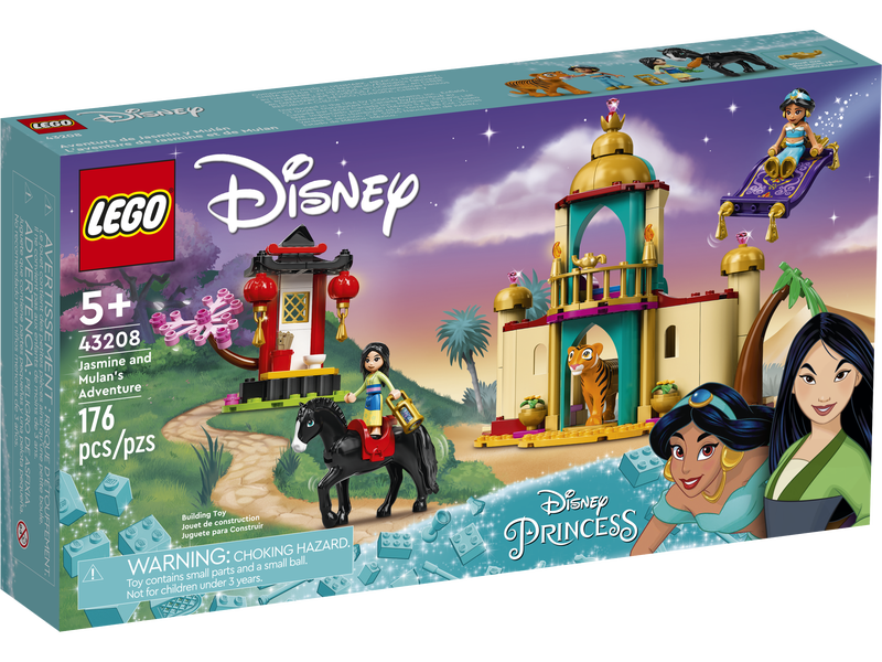 LEGO Disney - Jasmine and Mulan’s Adventure (43208) Building Toy LOW STOCK