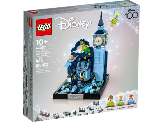 LEGO Disney - Disney 100 - Peter Pan & Wendy's Flight over London Building Toy (43232)